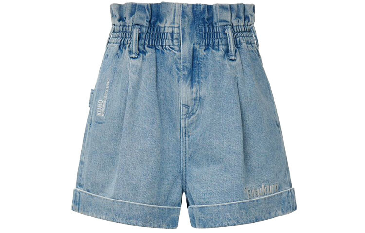 

Джинсовые шорты женские синие Evisu