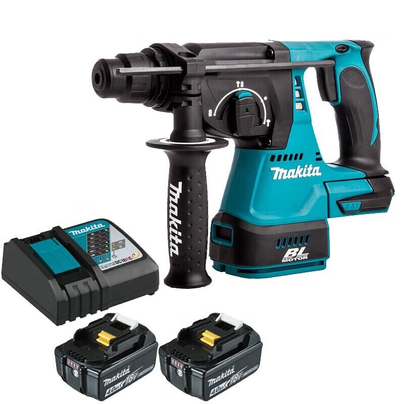 Ударная дрель аккумуляторная Makita DHR242RTEW + комплект DX06