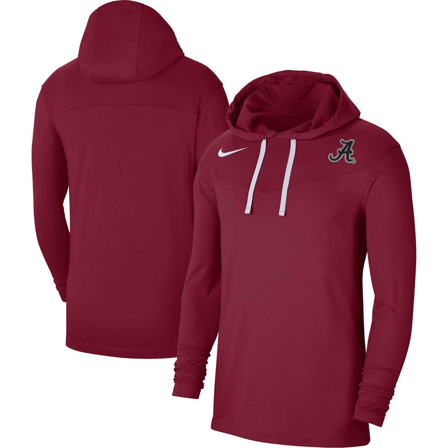 

Мужская футболка с капюшоном с длинным рукавом Nike Crimson Alabama Crimson Tide Off-Field Performance