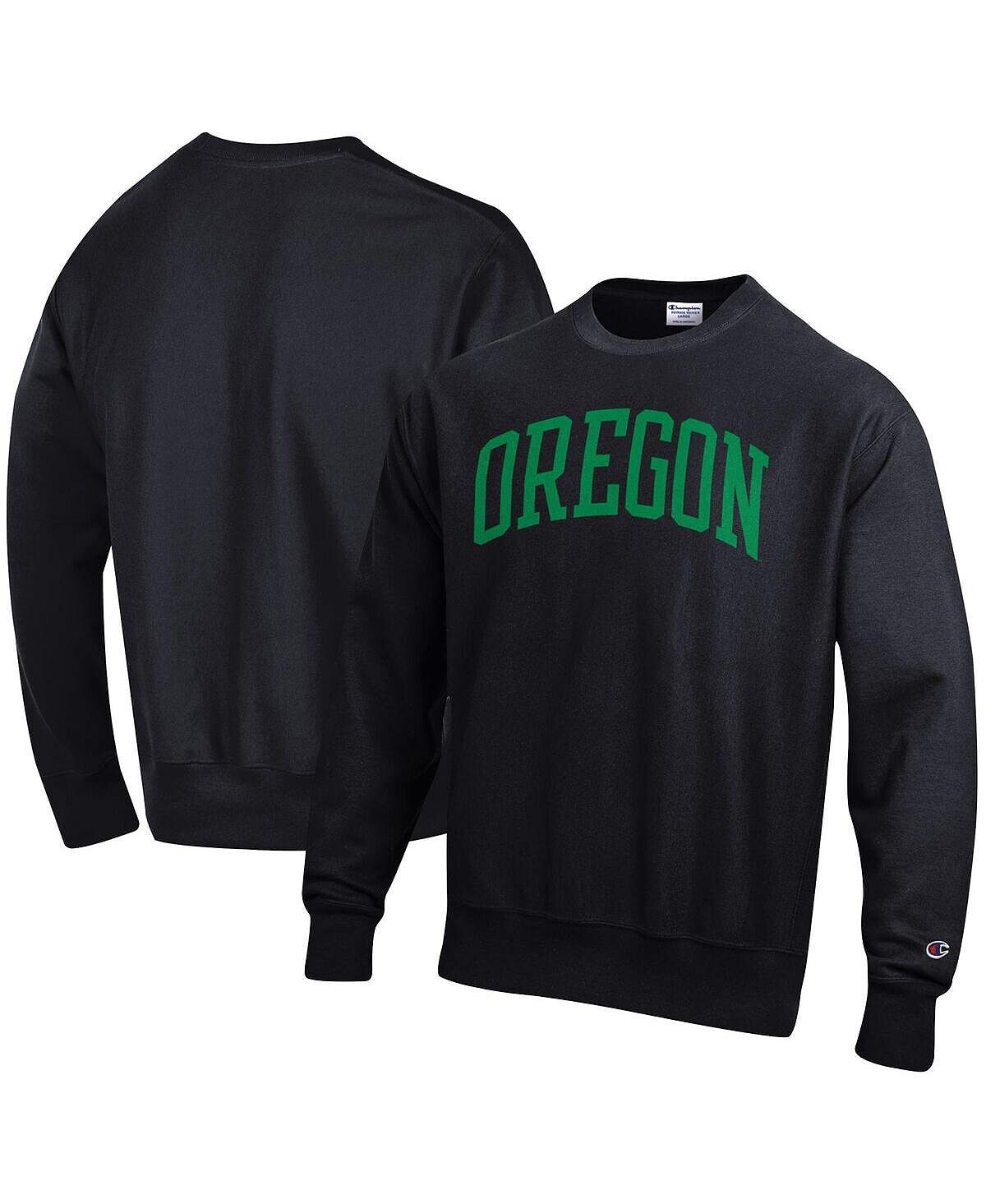 

Мужская черная толстовка с пуловером oregon ducks arch reverse weave Champion, черный