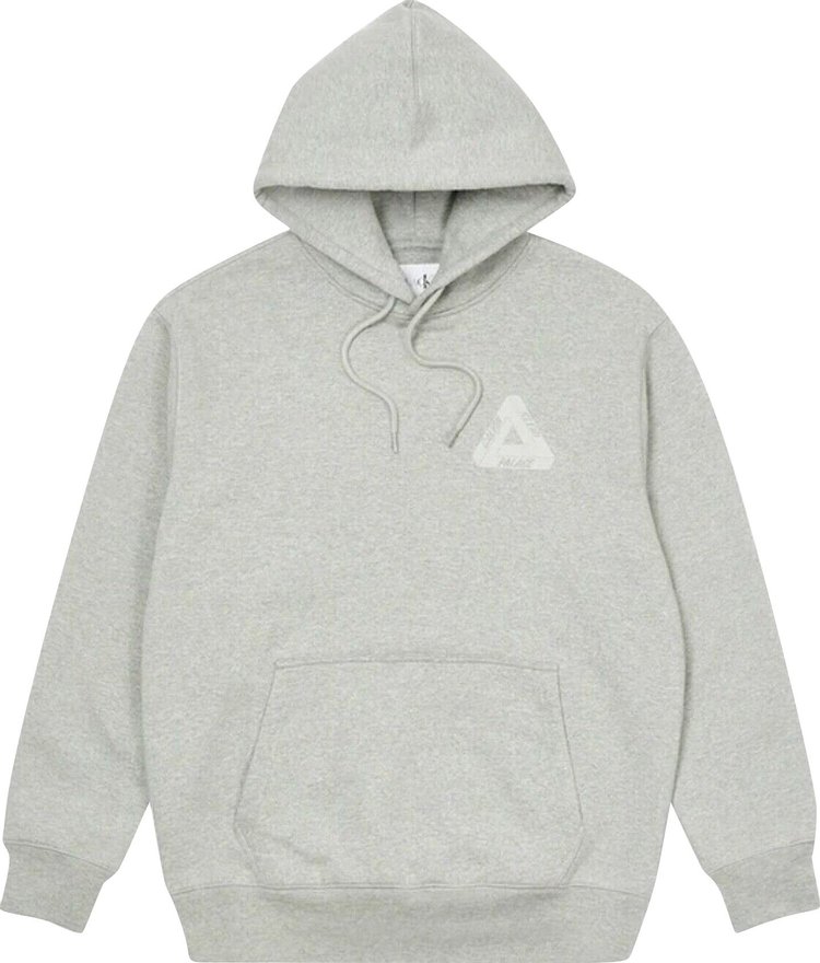 

Толстовка Palace x Calvin Klein Tri-Ferg Hood 'Light Grey Marl', серый