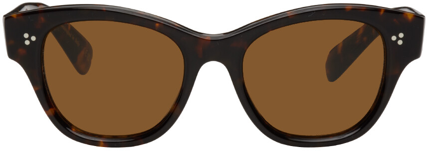 

Черепаховые солнцезащитные очки Eadie Oliver Peoples