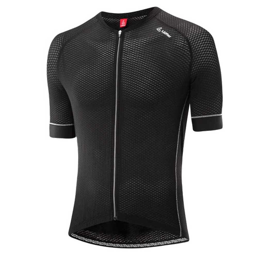 

Джерси с коротким рукавом Loeffler Grid Transtex Light, черный