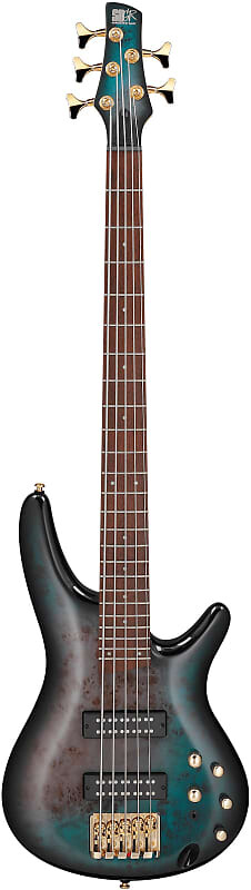 

Ibanez SR405EPBDX 5-струнная электрическая бас-гитара Tropical Seafloor Burst SR405EPBDX 5-string Electric Bass