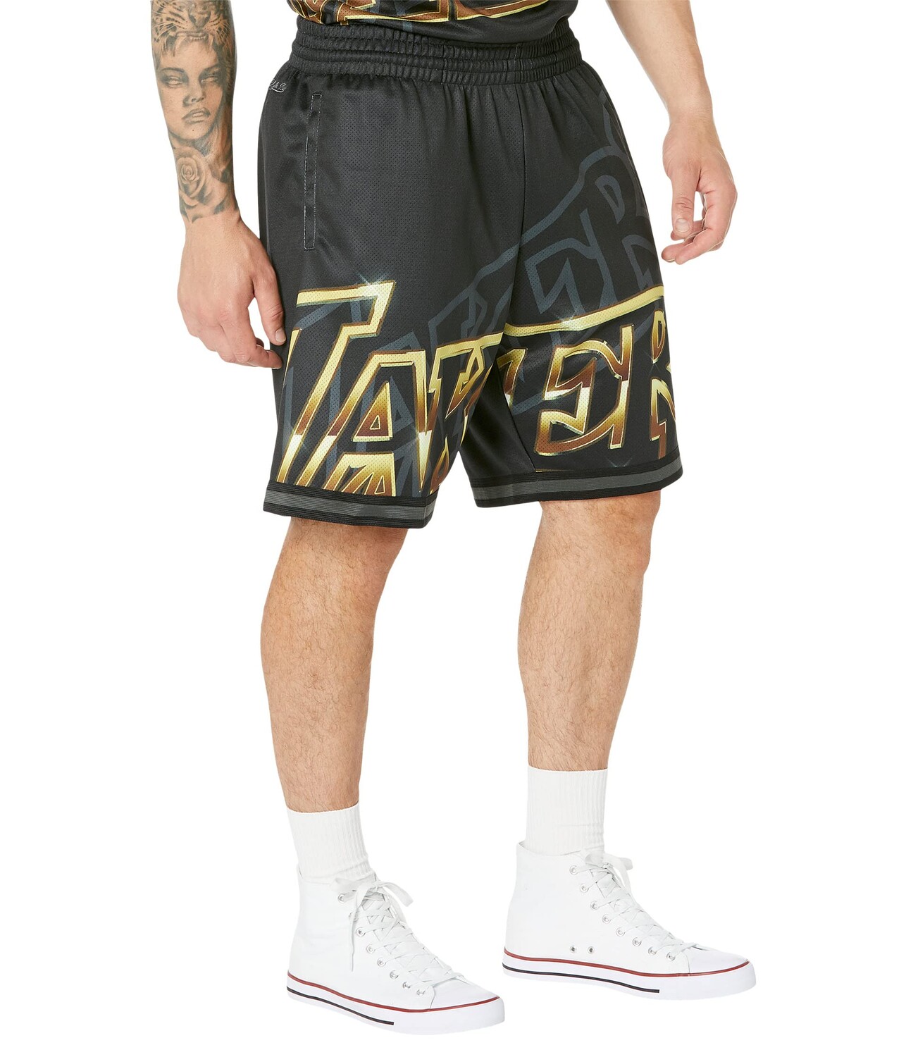 

Шорты Mitchell & Ness, NBA Big Face 4.0 Fashion Shorts Lakers