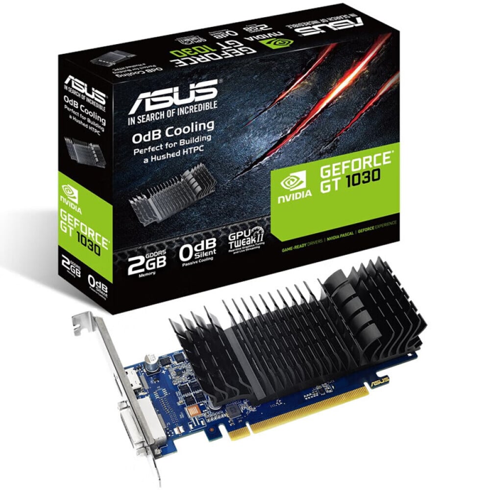 

Видеокарта Asus GT 1030 SL 2GB BRK