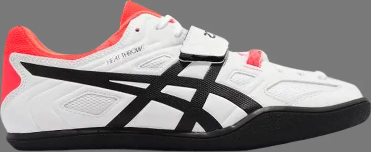 

Кроссовки heat throw 'white black orange' Asics, белый