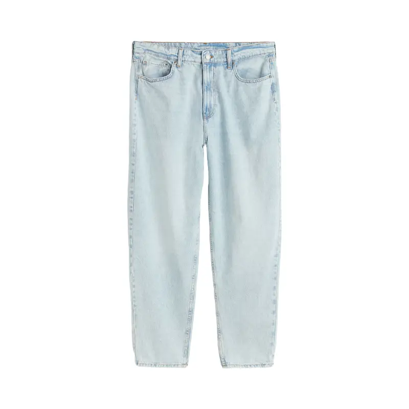 

Джинсы H&M+ Mom Loose-fit Ultra High, голубой