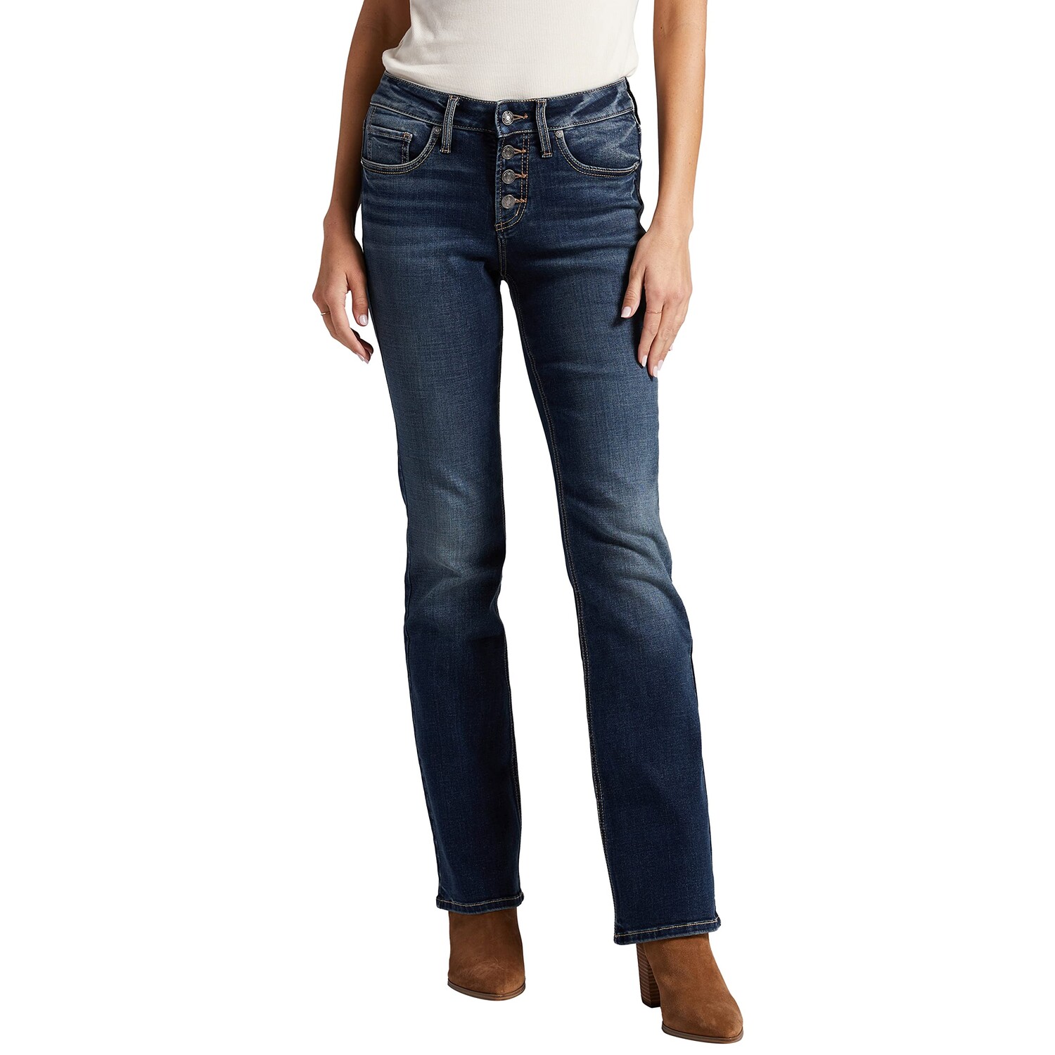 

Джинсы Silver Jeans Co., Suki Mid-Rise Slim Bootcut Jeans L93639ECF443