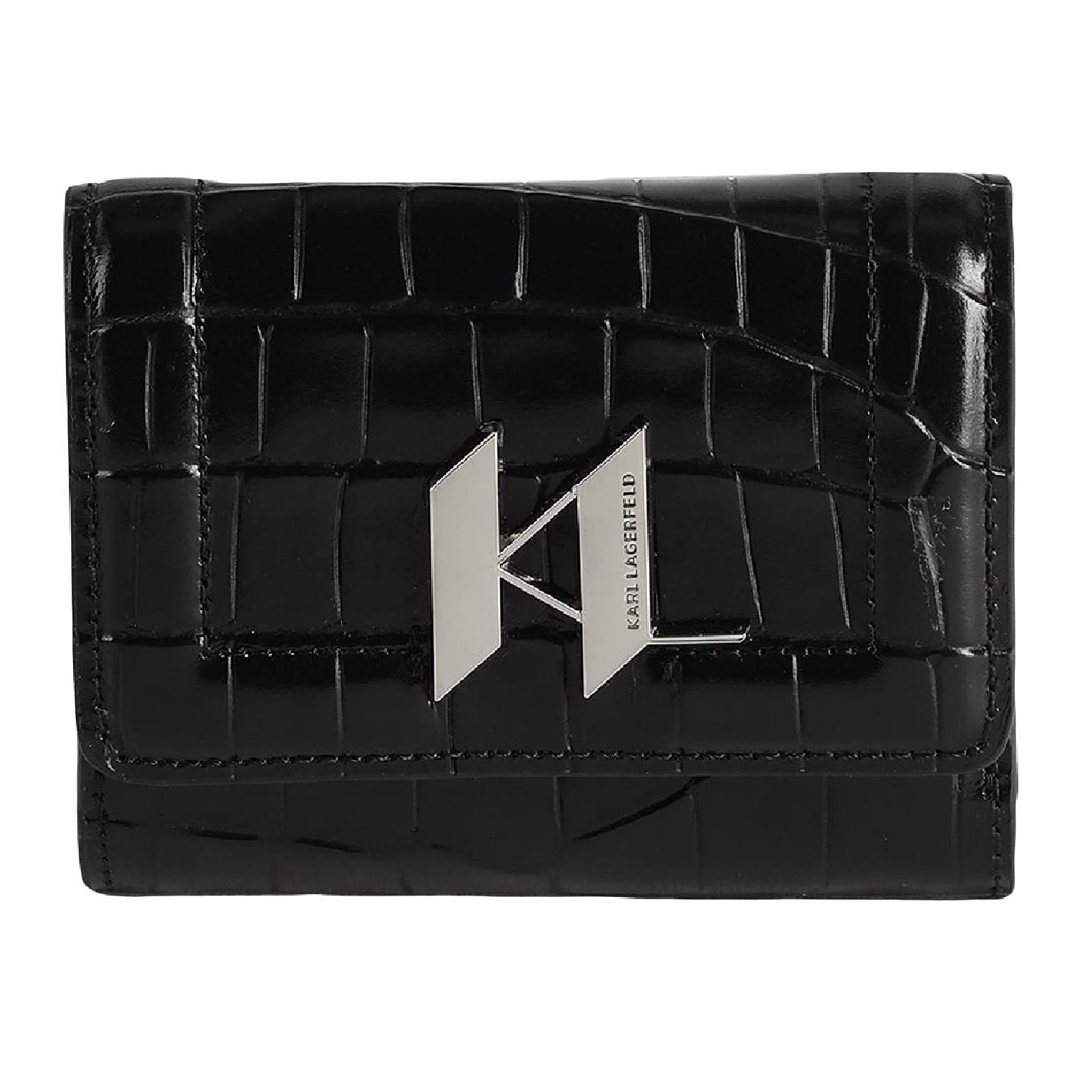 

Кошелек Karl Lagerfeld K/saddle Croc Sm, черный