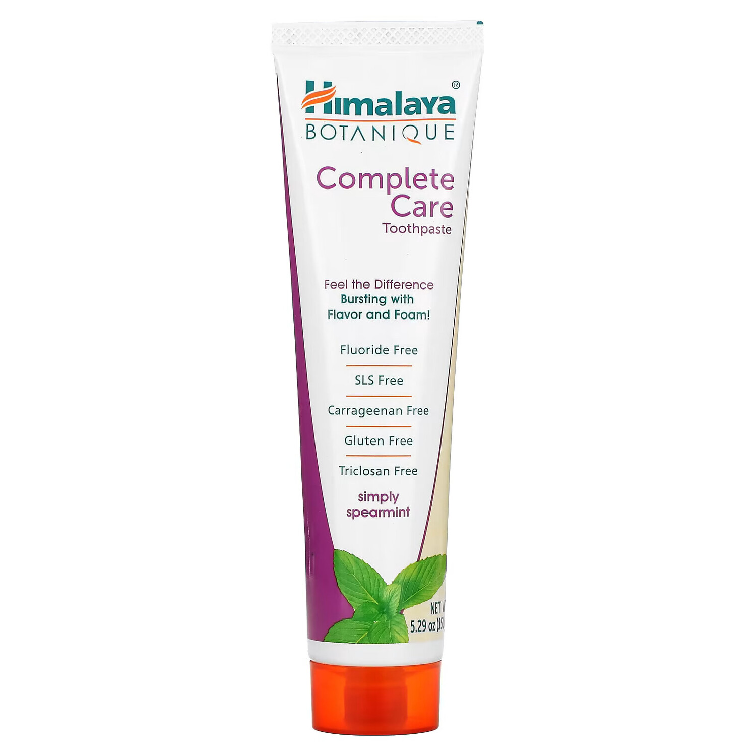 

Himalaya, Зубная паста для комплексного ухода за полостью рта, Simply Spearmint, 5,29 унции (150 г)