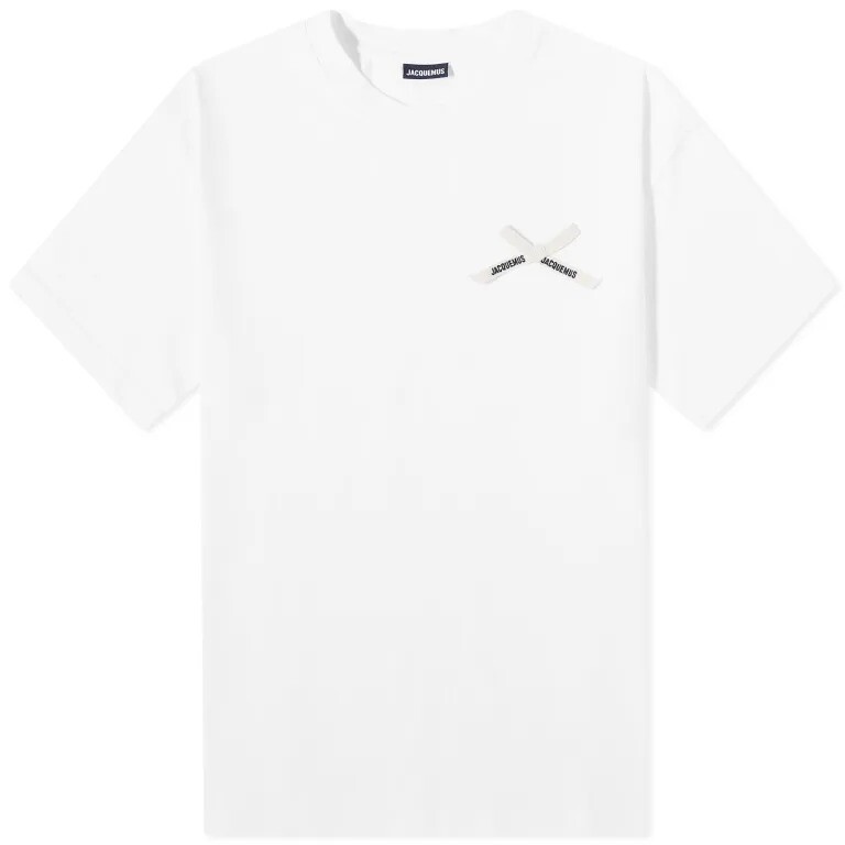 

Футболка Jacquemus Bow Logo, белый
