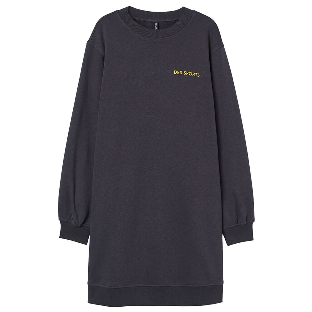 

Платье-толстовка H&M Des Sports, серо-синий
