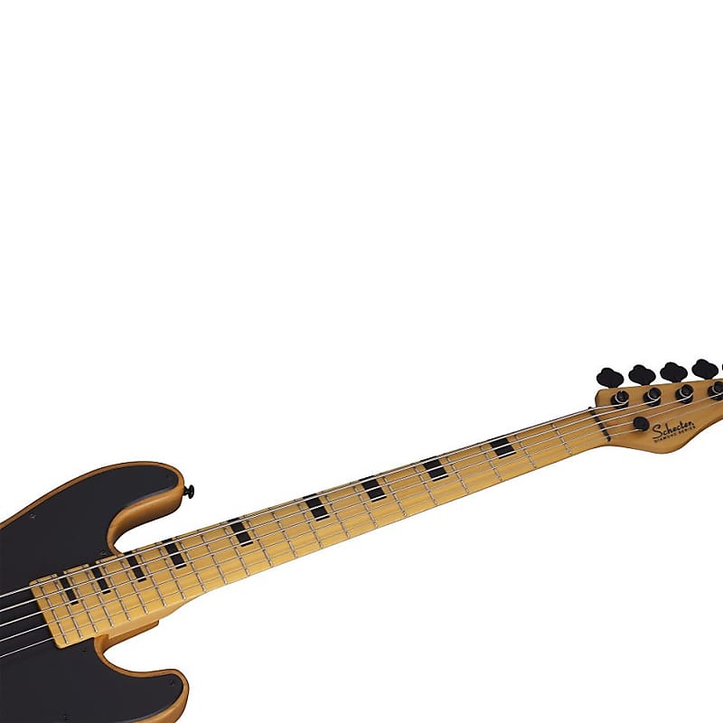Schecter Model-T Session-5 String Bass Кленовая накладка на гриф, состаренный натуральный сатин 2847