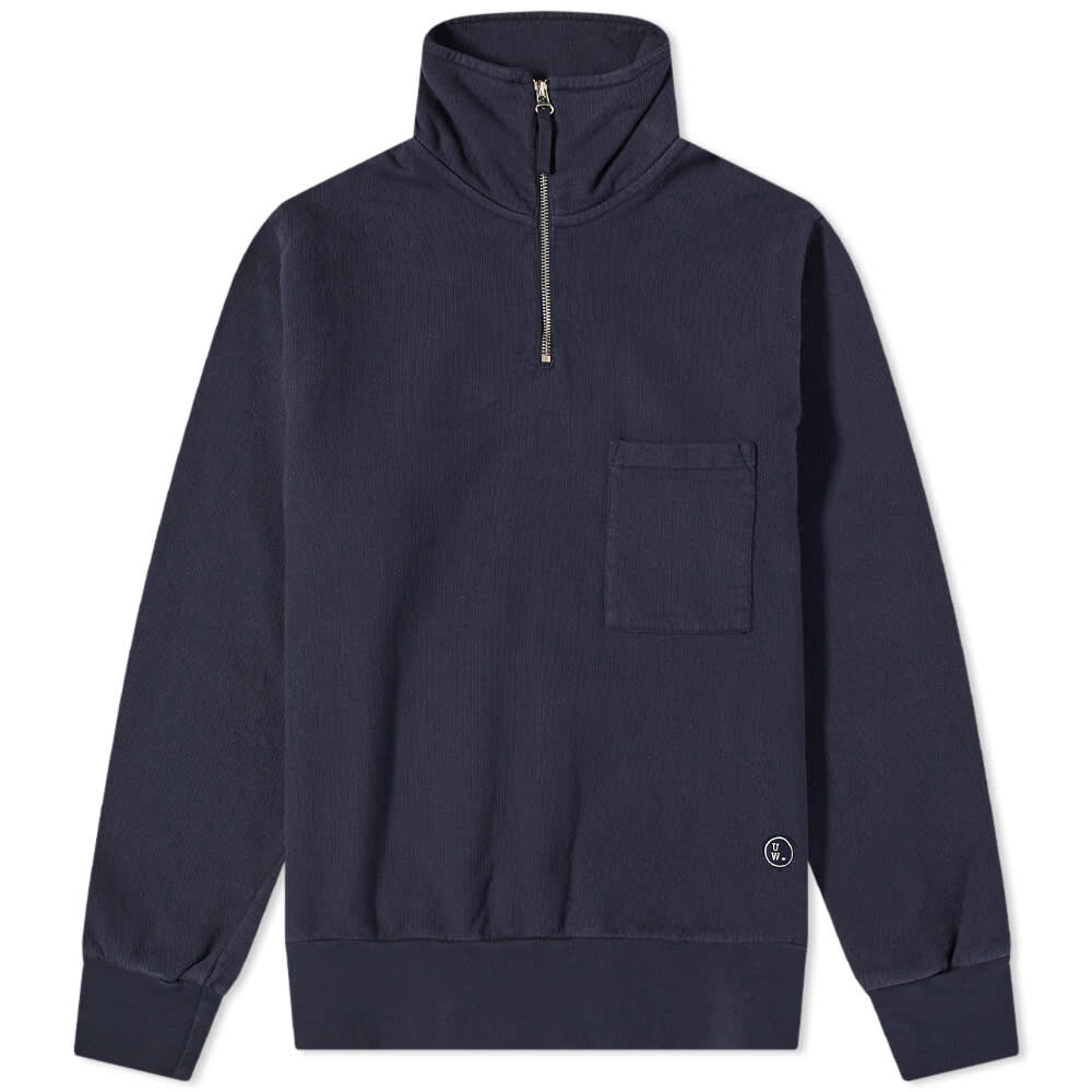 

Толстовка Universal Works Half Zip Sweat, Черный