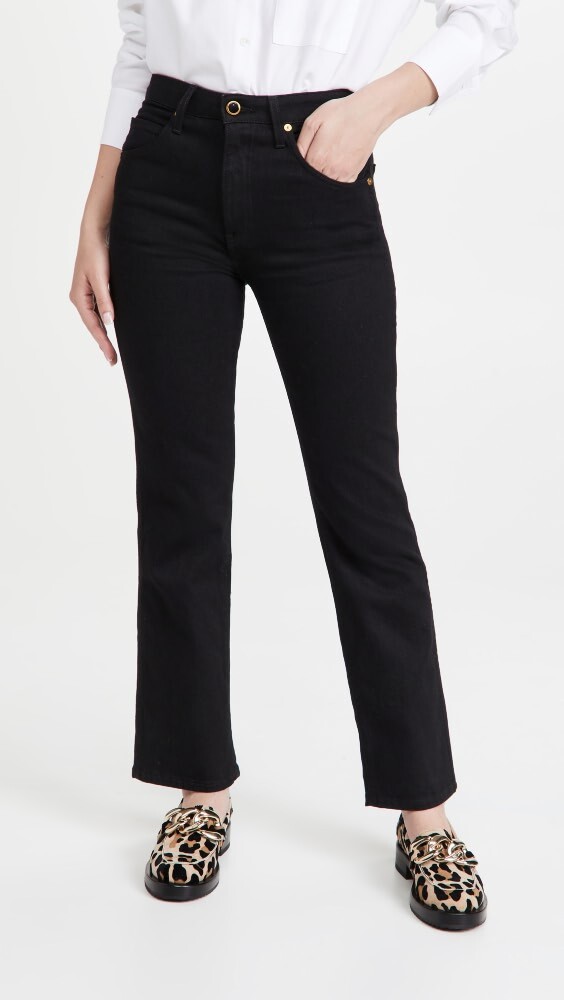 

Джинсы Khaite Vivian New Bootcut Flare, черный