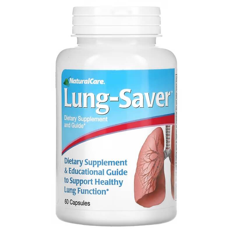 Препарат для поддержки легких NaturalCare, 60 капсул naturalcare lung saver 60 капсул