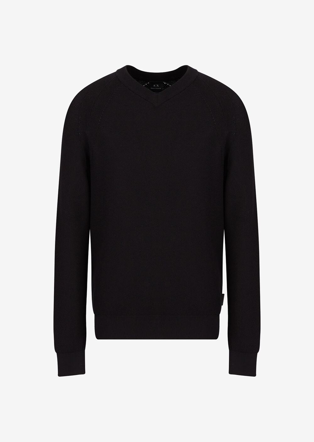 

Свитер из органического хлопка Armani Exchange, черный