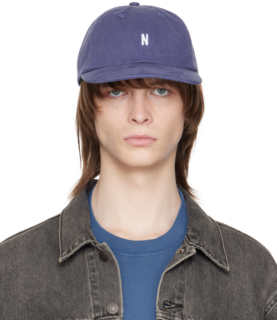 

Синяя спортивная кепка Norse Projects