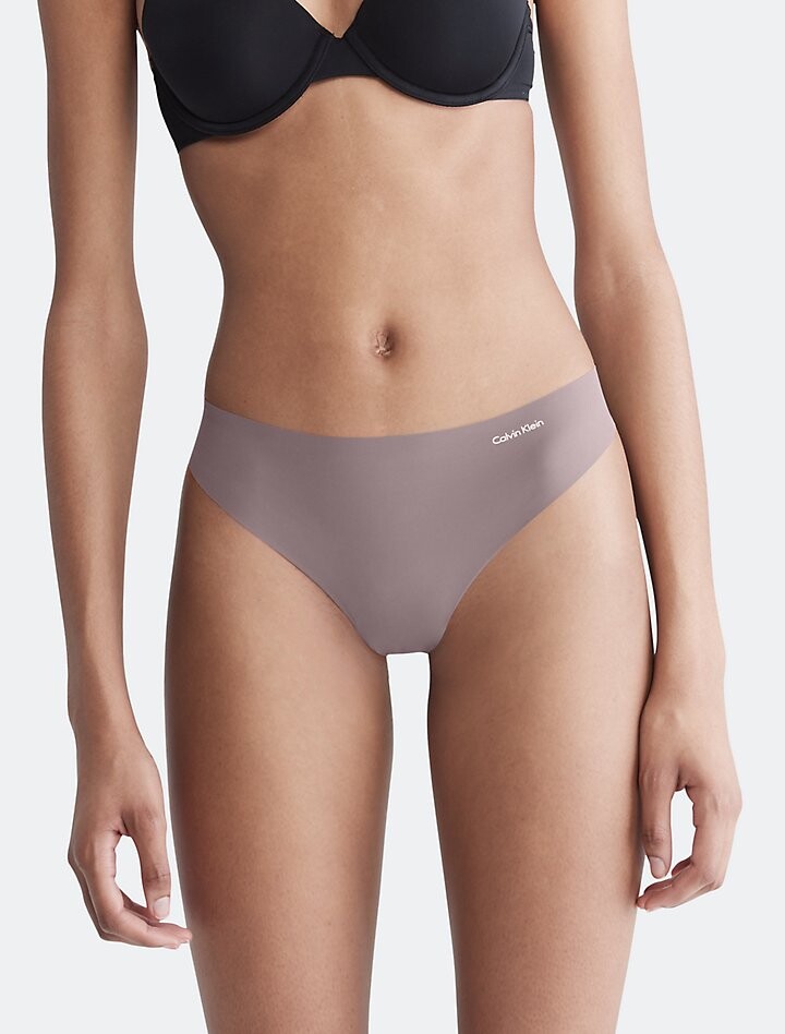 

Невидимые стринги Calvin Klein, коричневый