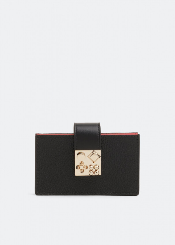 

Картхолдер CHRISTIAN LOUBOUTIN Carasky Accordeon cardholder, черный