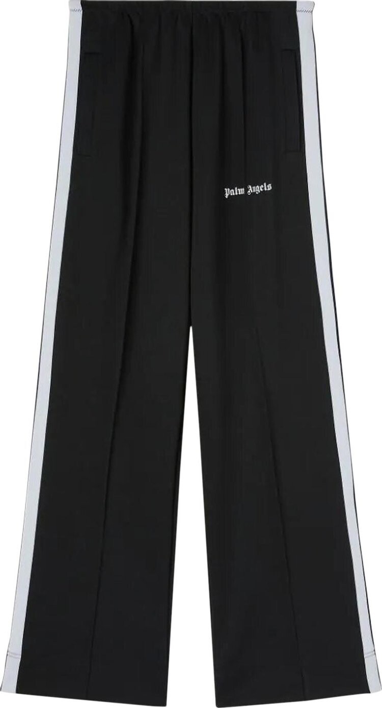 

Брюки Palm Angels Loose Track Pants 'Black/White', черный
