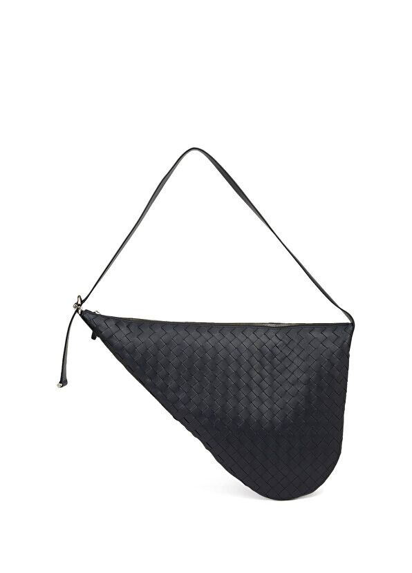 

Серая мужская кожаная сумка virgule Bottega Veneta