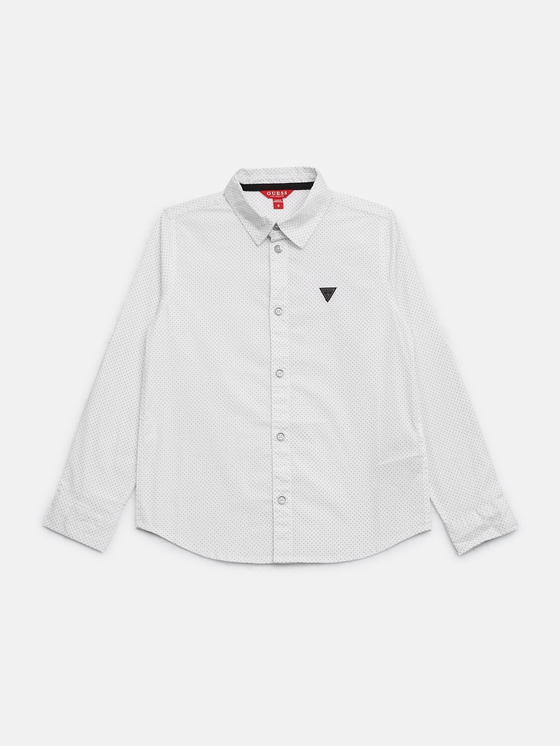 

Рубашка из поплина Darrow Pindot (7-16) Guess Factory, цвет Pure White
