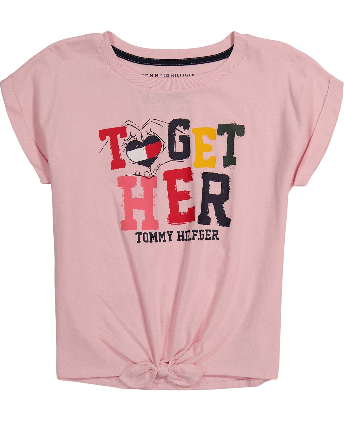 

Футболка Big Girls Together с завязкой спереди Tommy Hilfiger