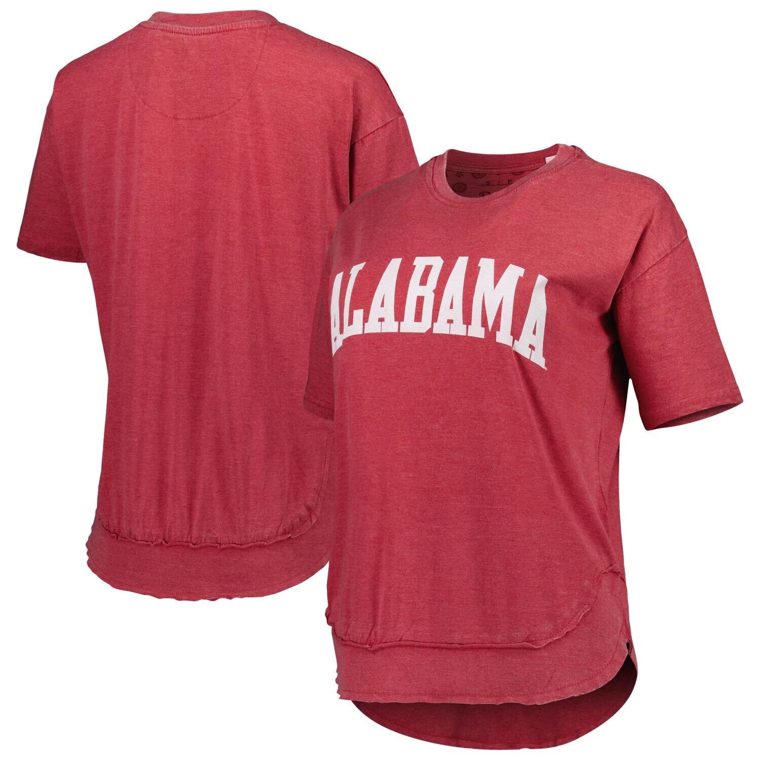

Женская футболка-пончо Pressbox Crimson Alabama Crimson Tide Arch