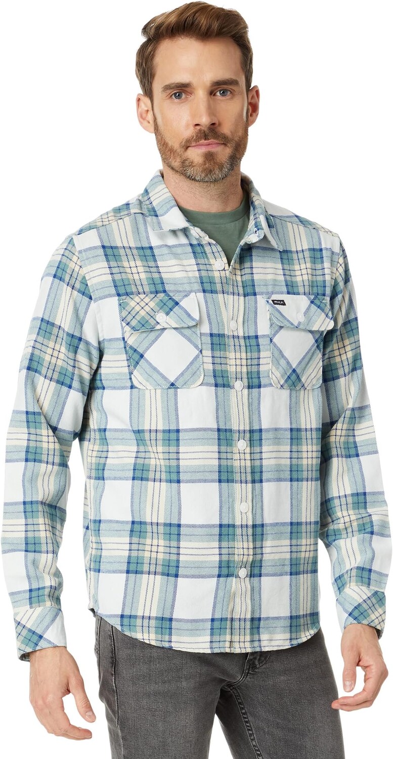 

Рубашка That'll Work Long Sleeve Flannel RVCA, цвет Margarita
