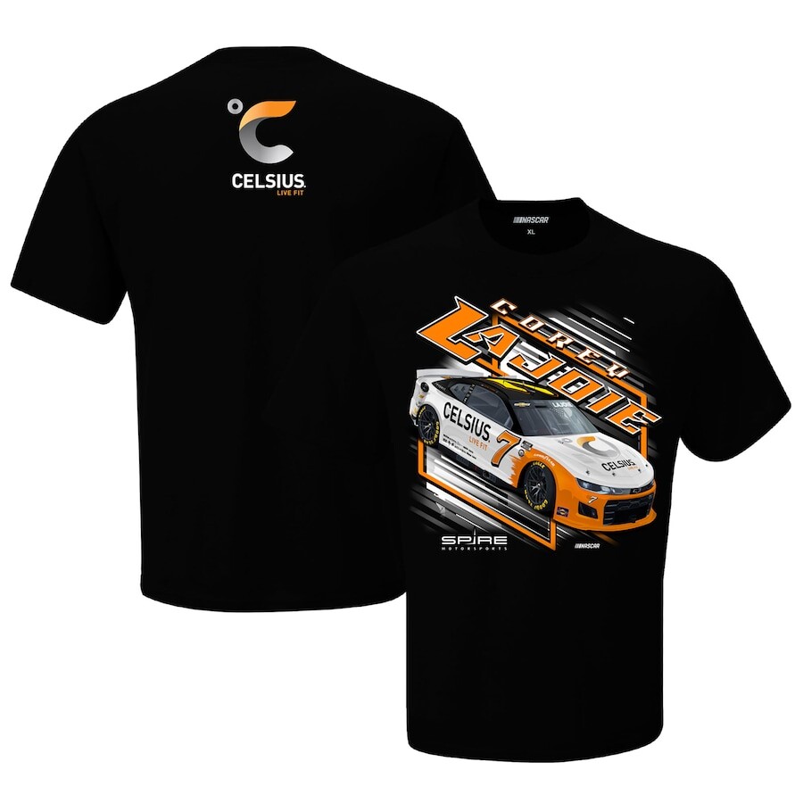 

Футболка с коротким рукавом Checkered Flag Corey Lajoie, черный