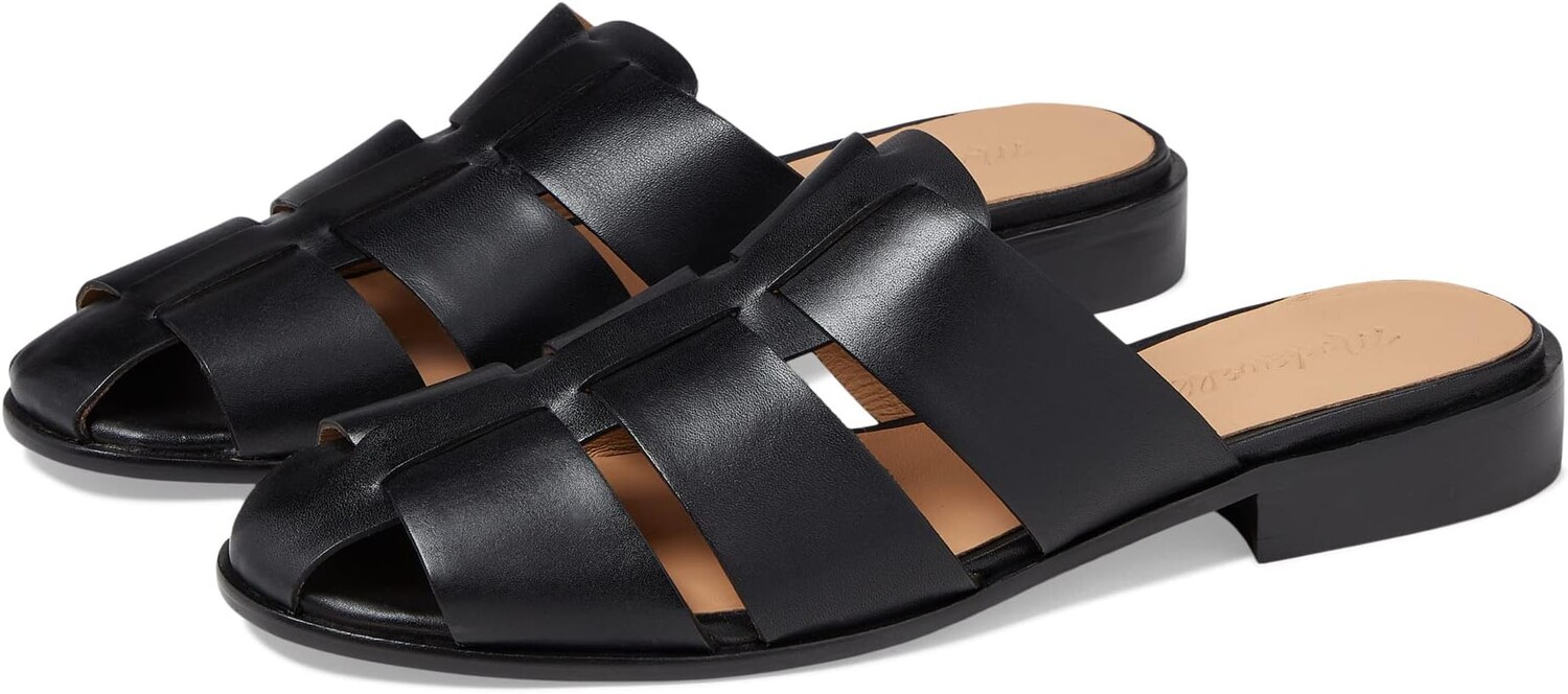 

Сандалии на плоской подошве The Dixson Fisherman Mule Madewell, цвет True Black