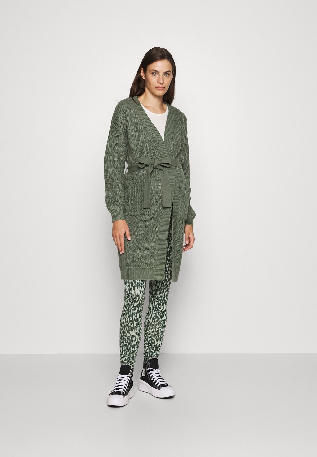 Кардиган Vero Moda Maternity ВММСАЙЛА, зеленый платье блузка vmmtathy dress vero moda maternity цвет holly green