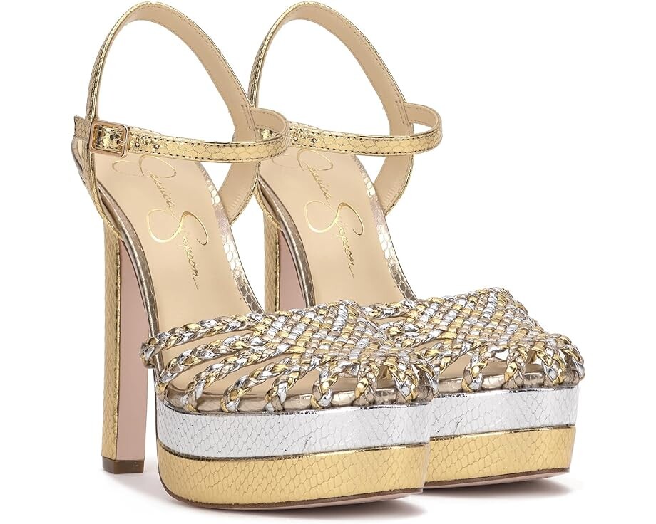 

Туфли Jessica Simpson Inaia, цвет Silver/Gold