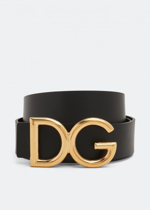 

Ремень DOLCE&GABBANA Logo belt, черный