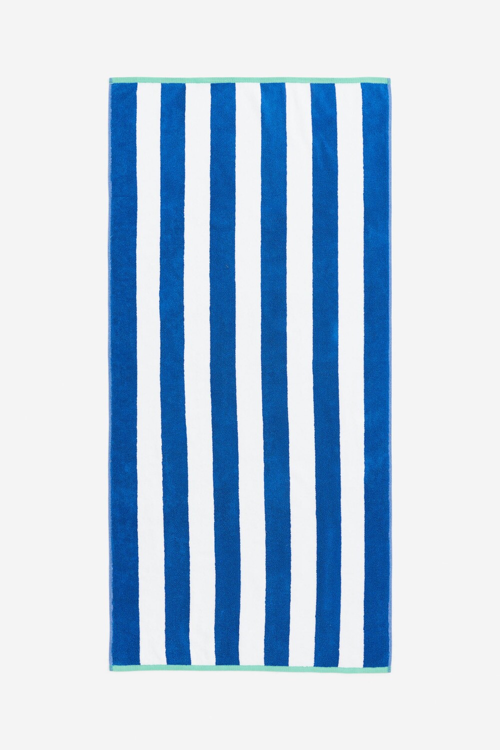 

Пляжное полотенце H&M Home Striped, синий/белый