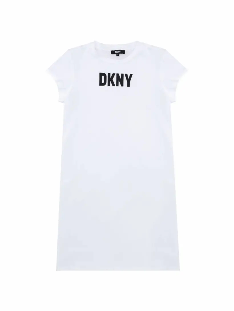 Платье-футболка с логотипом DKNY цена и фото