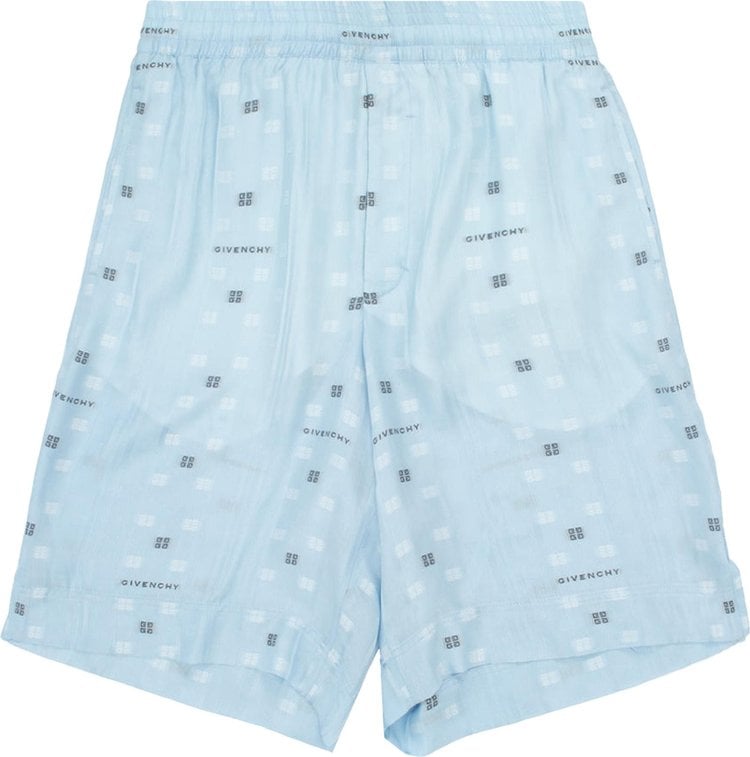 Шорты Givenchy Skate Fit Shorts With Elastic Waist Band 'Navy/Light Blue', синий - фото