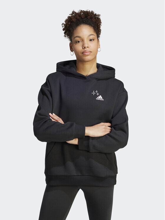 

Толстовка свободного кроя Adidas, черный