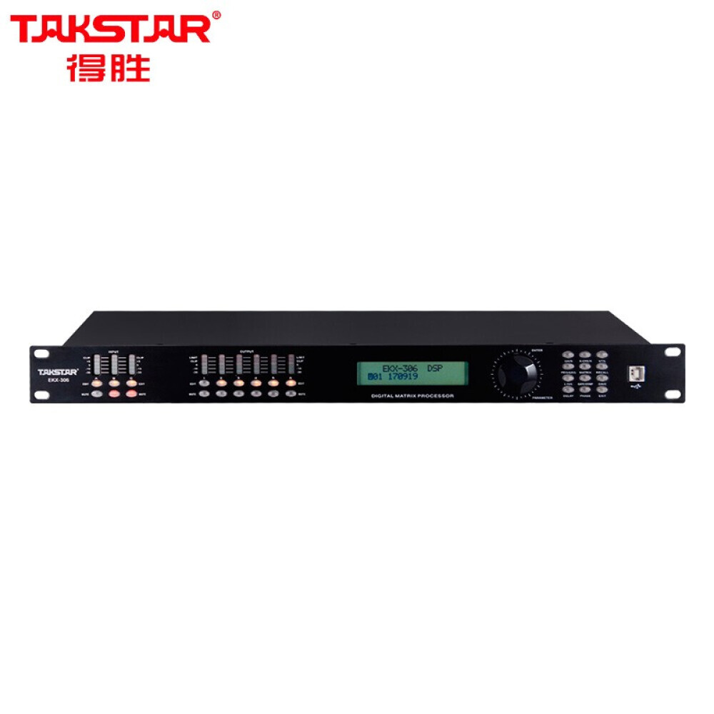 

Цифровой аудиопроцессор Takstar EKX-306 3 входа, 6 выходов