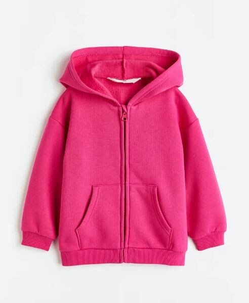 

Толстовка на молнии H&M With Zipper, ярко-розовый