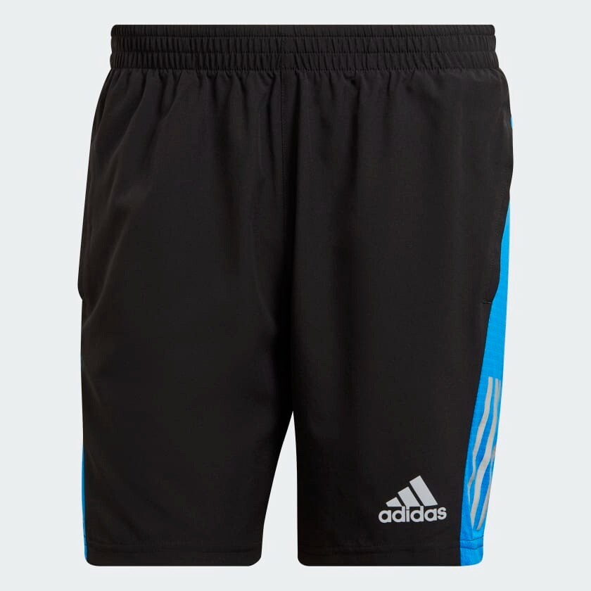 

Шорты Adidas Own The Run, черный/голубой/серебристый