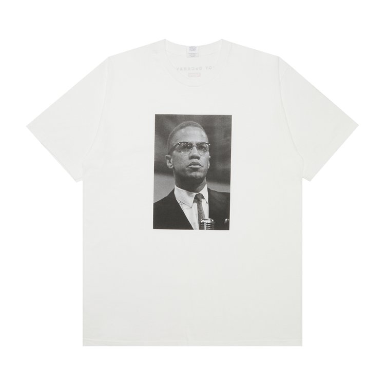 Футболка Supreme Malcolm X Tee 'White', белый футболка supreme x irak cast tee white белый