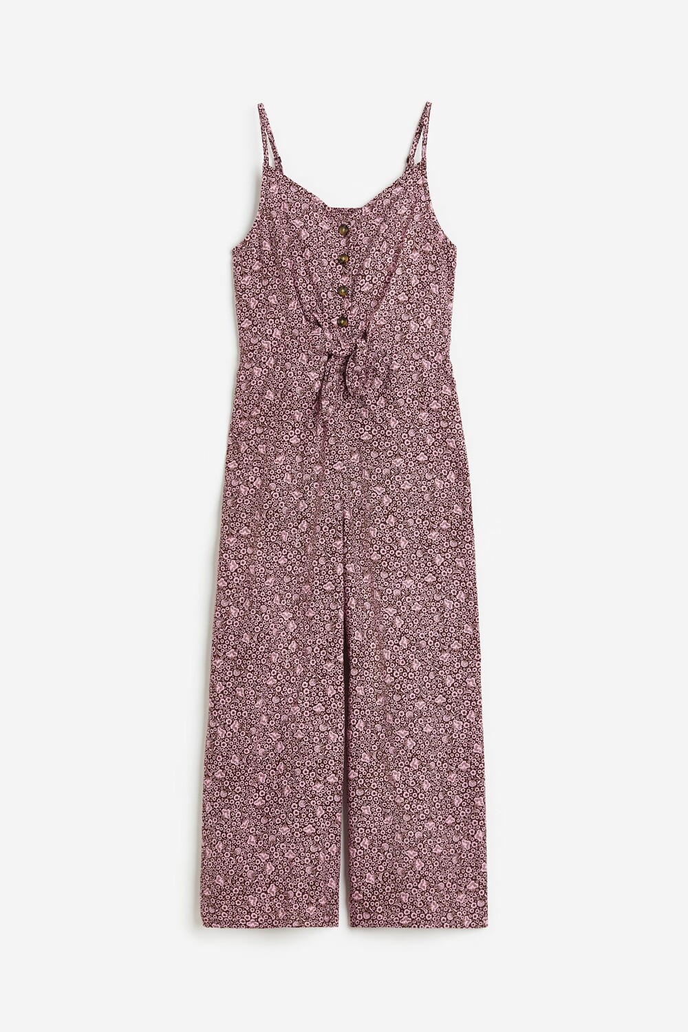 

Комбинезон H&M Kids Tie-detail Viscose, светло-розовый