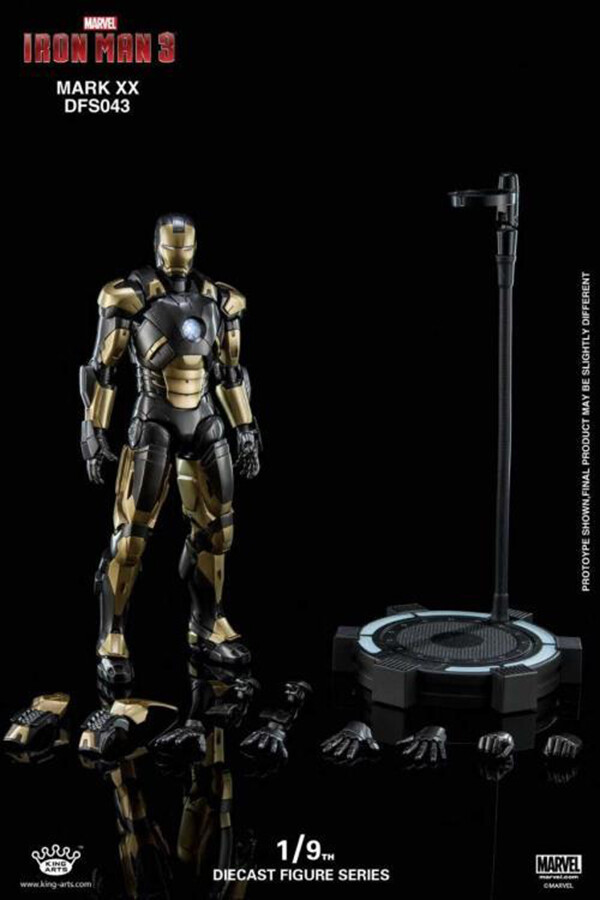 

Коллекционная фигурка King Arts 1:9 Scale Iron Man, Mark XX, 24 см