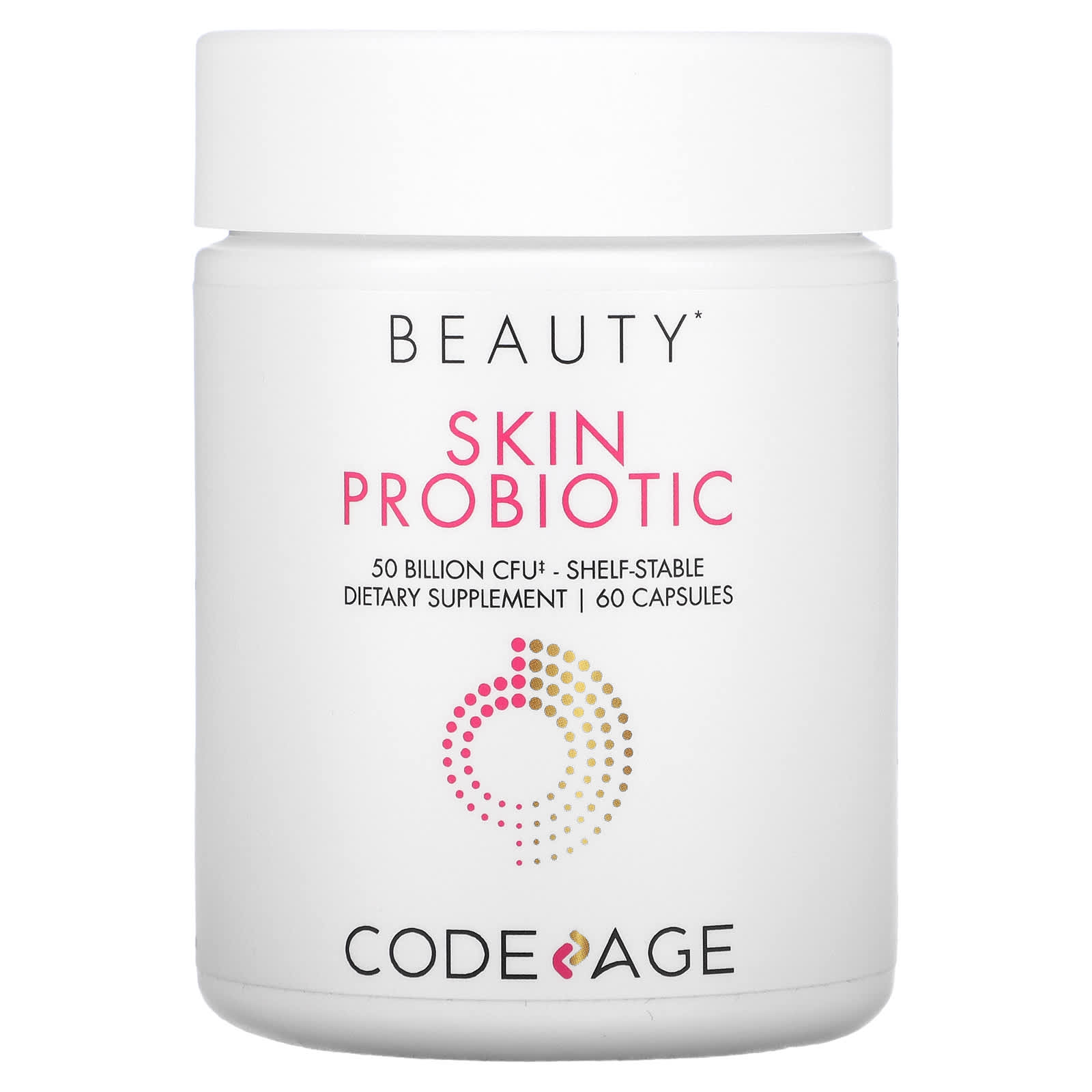 Пробиотик Codeage для кожи длительного хранения, 60 капсул