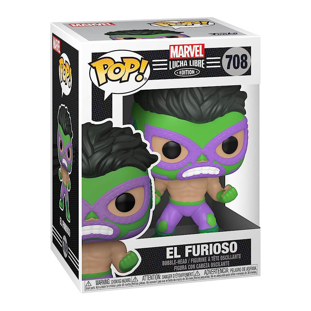Фигурка Funko POP! Marvel: Luchadores - Hulk фигурка funko головотряс marvel comics pop gingerbread hulk