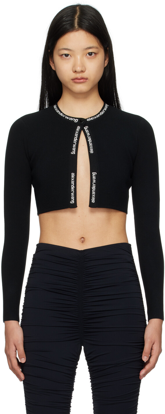 

Черный облегающий кардиган alexanderwang.t
