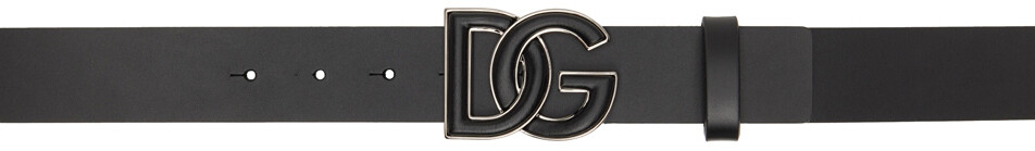 

Ремень с логотипом Lux черного цвета Dolce & Gabbana